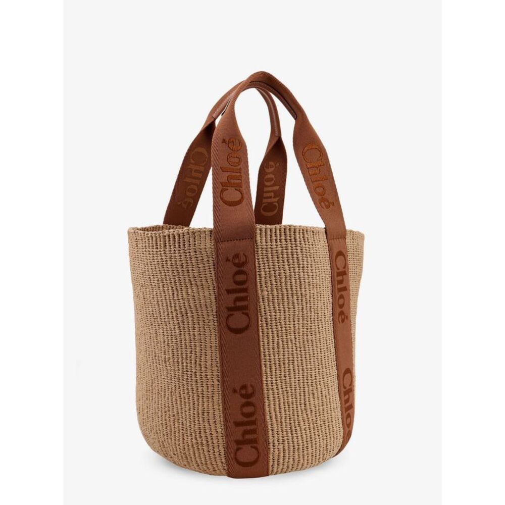 Chloe' Women Woody Raffia Shoulder Bag - Picture 3 of 5
